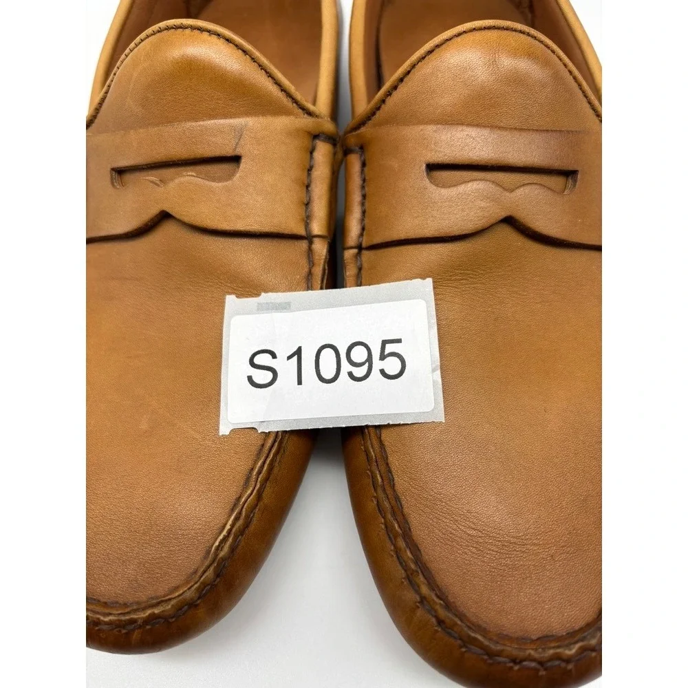 Allen Edmonds SUPER SPORT PENNY Men's Sz 9.5D Leather Loafers Handsewn